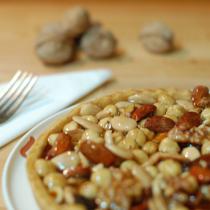 Crostata con frutta secca